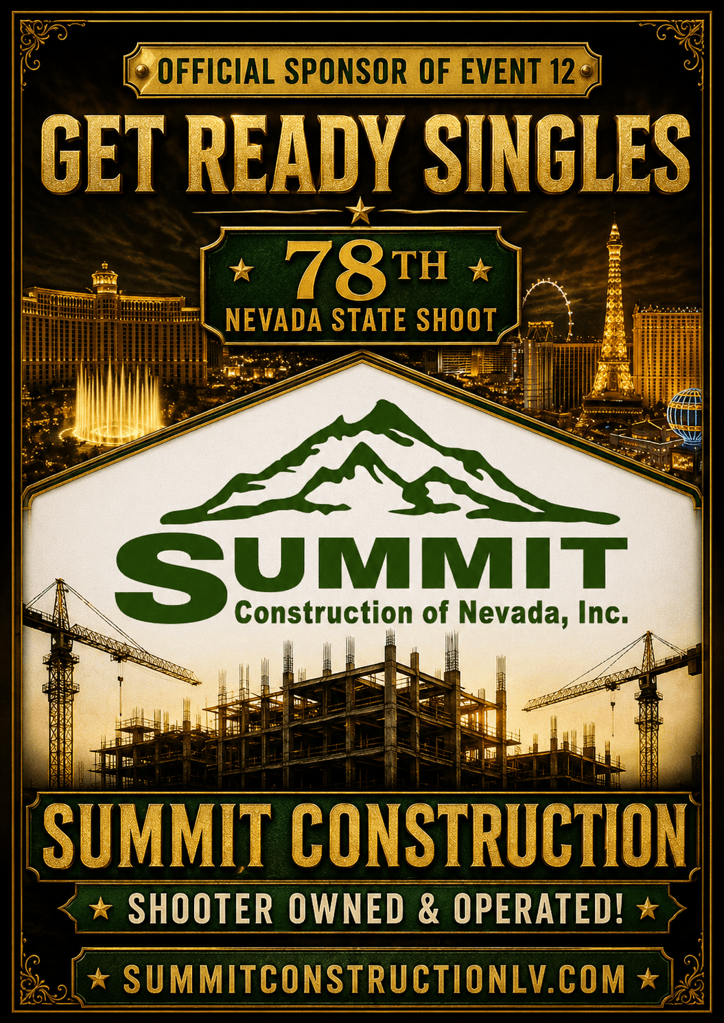 Summit Construction — Event sponsor full-page ad