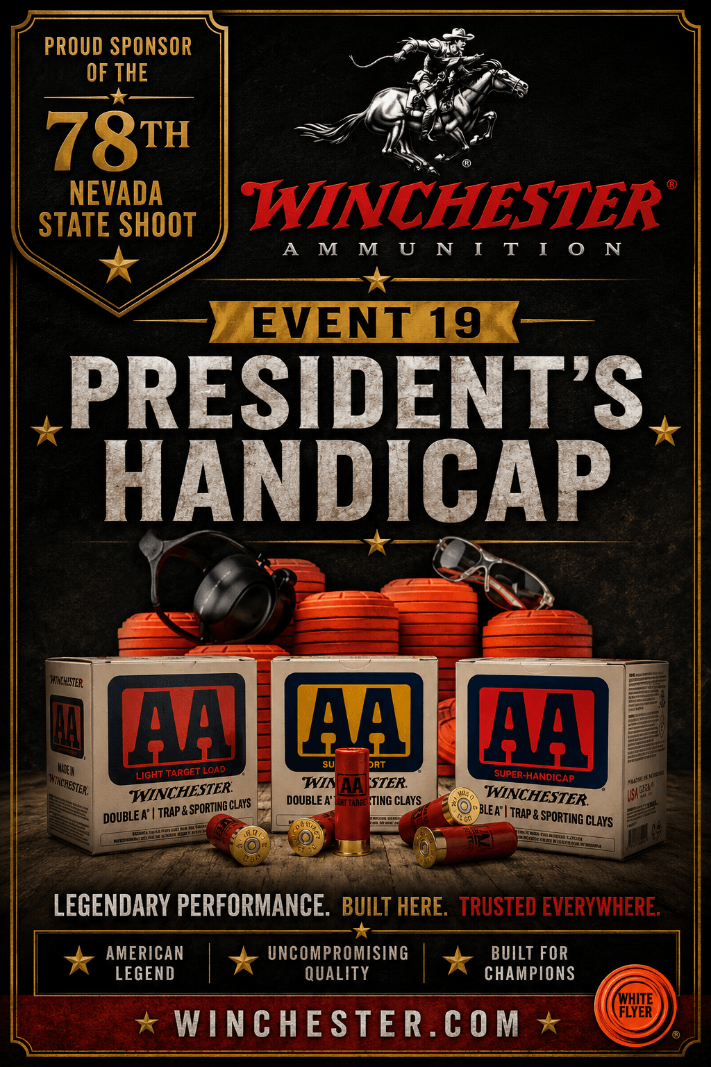 Winchester Ammunition — Event sponsor full-page ad