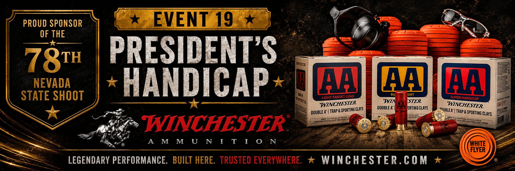 Winchester Ammunition — Event sponsor banner